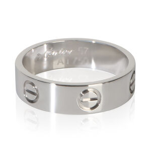 Cartier White Gold  Love Ring